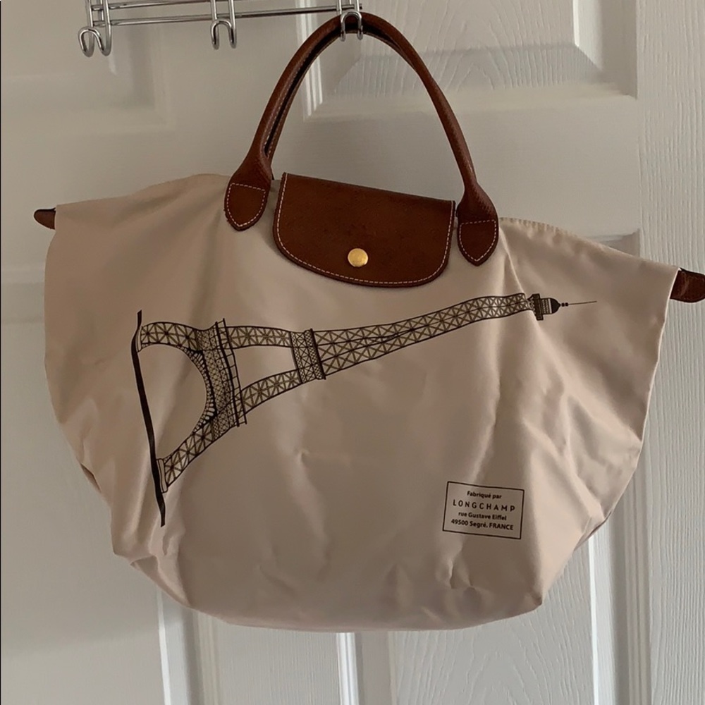Longchamp Le Pilage Eiffel Tower Tote